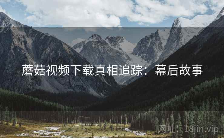 蘑菇视频下载真相追踪：幕后故事