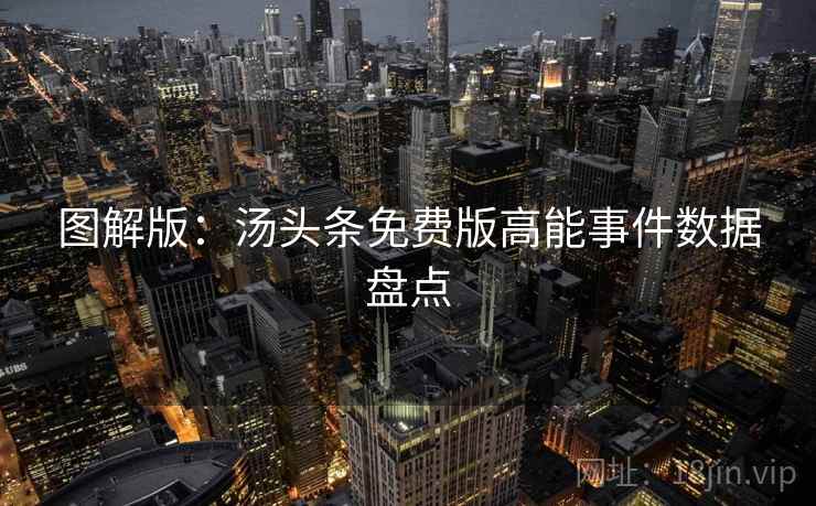 图解版：汤头条免费版高能事件数据盘点