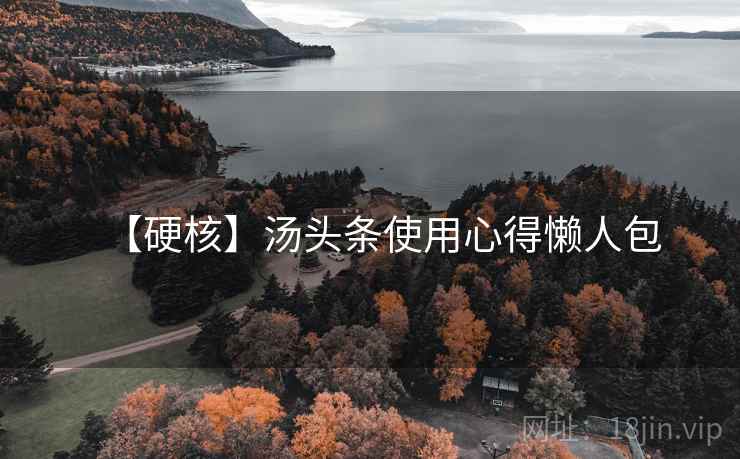 【硬核】汤头条使用心得懒人包